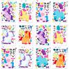 imageJOYIN 24 Sheets 9quotx6quot Make a face Stickers for Kids Make Your Own Stickers with Unicorn Dinosaur Sea and Safari Animals Party Favors Kids Crafts Goodie Bags Stuffers Classroom ActivitiesUnicorn