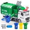 imageJOYIN Garbage Truck Toy Boys ampamp Girls Gifts Kids DIY Assembly Friction Powered SideDump Garbage Toy with Light and Sounds 3 Trash Cans 3 Replaceable Screwdrivers Age 1 2 3 4 5