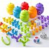 imageJOYIN Rainbow Counting Bears with Matching Sorting Cups  83 Pcs Set Learning Toys for Kids Age 3 Number Sorting Color Recognition Tweezers Dice Instruction Book Educational Gift