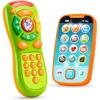 imageJOYIN Smartphone Toys for Baby Remote Control Baby Phone with Music Learning Toy Birthday Gifts for Infants Kids Boys and Girls Gift for ChristmasGreen Phone and Remote Toy with Horse
