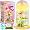 imageMake Your Own Unicorn Night Light  Birthday Crafts Gifts for Girls Kids Unicorns Terrarium Kit for Kids 3in1 Unicorn Toys Presents Arts and Crafts for Girl Aged 6 7 812
