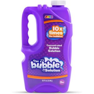 imageJOYIN 32 OZ Concentrated Bubble Solution for Bubble Machines Up to 25 Gallons Concentrated Solution Refills for Machine Wands Blower Easter Kids PartiesPurple