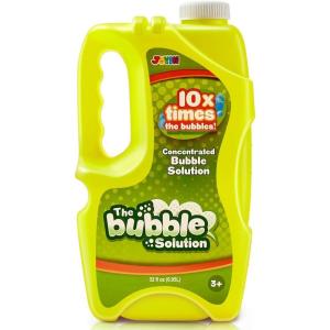 imageJOYIN 32 OZ Concentrated Bubble Solution for Bubble Machines Up to 25 Gallons Concentrated Solution Refills for Machine Wands Blower Easter Kids PartiesYellow