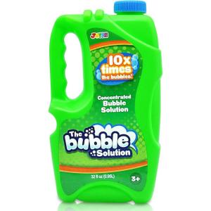 imageJOYIN 32 OZ Concentrated Bubble Solution for Bubble Machines Up to 25 Gallons Concentrated Solution Refills for Machine Wands Blower Easter Kids PartiesGreen