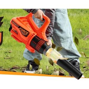 imageMighty Force Toddler Leaf Blower Electronic Modern Pretend and Play Tool Designed for Little Hands Gardening Toy with Lights Sounds and Air Blowing Effects Birthday Gifts for Kids Age 3 4 5