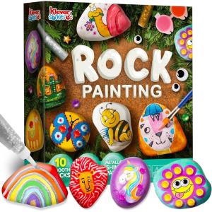 imageRock Painting Kit Glow in The Dark Rock Kit Arts and Crafts for Kids Ages 612 Art Supplies Toy Kids Craft Paint Kits Arts ampamp Crafts for Boys Girls Birthday Party Gift ToyOriginal