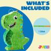 imageDinosaur Pinata with Plastic Bat and Paper Blindfold155H X 105W X 3D Cinco De Mayo Party Dinosaur Animal Theme Parties Decorations Indoor or Outdoor fiestaDinosaur Boy
