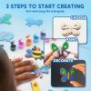 imageJOYIN 12 Wooden Magnet Creativity Arts ampamp Crafts Painting Kit for Kids Decorate Your Own Painting Gift for Easter Basket Stuffers Birthday Parties and Family Crafts Party Favors for Boys GirlsAnimal