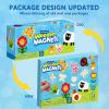 imageJOYIN 12 Wooden Magnet Creativity Arts ampamp Crafts Painting Kit for Kids Decorate Your Own Painting Gift for Easter Basket Stuffers Birthday Parties and Family Crafts Party Favors for Boys GirlsNature
