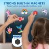 imageJOYIN 12 Wooden Magnet Creativity Arts ampamp Crafts Painting Kit for Kids Decorate Your Own Painting Gift for Easter Basket Stuffers Birthday Parties and Family Crafts Party Favors for Boys GirlsFantasy