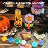 imageJOYIN 12 Wooden Magnet Creativity Arts ampamp Crafts Painting Kit for Kids Decorate Your Own Painting Gift for Easter Basket Stuffers Birthday Parties and Family Crafts Party Favors for Boys GirlsNature