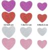 imageJOYIN 126 Pcs Valentines Day Craft Gift Set with 100 Heart Doilies 24 Pcs Foam Doilies and 2 Bags Foam Heart Stickers for Kids Tableware Decoration Home Activitie Kitchen Disposable Table Craft