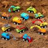 imageJOYIN 12Piece Mini Construction Car Set Plastic Unisex NonRiding Toy Vehicle Perfect for Imaginative Play and Parties