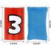 imageJOYIN 13 Pcs Carnival Party Bean Bag Toss Game Sturdy Knockdown Can Birthday Easter Party Family Best Outdoor and Indoor Games Easter Egg Hunt for Classroom Gifts Number StyleNumber