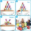 imageJOYIN 13 Pcs Carnival Party Bean Bag Toss Game Sturdy Knockdown Can Birthday Easter Party Family Best Outdoor and Indoor Games Easter Egg Hunt for Classroom Gifts Number StyleMonster