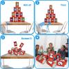 imageJOYIN 13 Pcs Carnival Party Bean Bag Toss Game Sturdy Knockdown Can Birthday Easter Party Family Best Outdoor and Indoor Games Easter Egg Hunt for Classroom Gifts Number StyleNumber