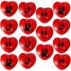imageJOYIN 15 PCS Valentines Day Heart Shaped Stress Relief 3 Balls for Kids Party Favors School Classroom Exchange Prizes Gift