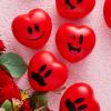 imageJOYIN 15 PCS Valentines Day Heart Shaped Stress Relief 3 Balls for Kids Party Favors School Classroom Exchange Prizes Gift