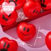imageJOYIN 15 PCS Valentines Day Heart Shaped Stress Relief 3 Balls for Kids Party Favors School Classroom Exchange Prizes Gift