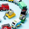 imageJOYIN 18 Pcs Pull Back City Cars and Trucks Toy Vehicles Set Friction Powered Cars Toys for Toddlers Boys Girls Educational Play Kids Stocking Stuffers Treasure Box Gifts for Classroom