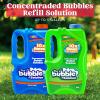 imageJOYIN 2 Bottles Bubbles Refill Solutions 64 oz up to 5 Gallon Concentrated Solution for Bubble Machine Gun Wand Refill Fluid Summer Easter ToysOrangeBlueBluegreen