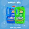 imageJOYIN 2 Bottles Bubbles Refill Solutions 64 oz up to 5 Gallon Concentrated Solution for Bubble Machine Gun Wand Refill Fluid Summer Easter ToysOrangeBlueBluegreen