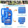 imageJOYIN 2 Bottles Bubbles Refill Solutions 64 oz up to 5 Gallon Concentrated Solution for Bubble Machine Gun Wand Refill Fluid Summer Easter ToysOrangeBlueBlue