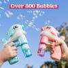 imageJOYIN 2 Bubble Guns Kit Whale Automatic Bubble Maker Blower Machine with 4 Solutions for Kids Summer Toy Birthday Outdoor ampamp Indoor Activity Easter Valentine Party FavorsBluepink