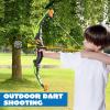 imageJOYIN 2 Pack Kids Bow and Arrow Set Blue and Green LED Light Up Archery Set with 2 Bows Suction Cup Arrows Target ampamp Arrow Case Indoor Outdoor Activity Toys for Kids Boys Girls Ages 312