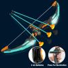 imageJOYIN 2 Pack Kids Bow and Arrow Set Blue and Green LED Light Up Archery Set with 2 Bows Suction Cup Arrows Target ampamp Arrow Case Indoor Outdoor Activity Toys for Kids Boys Girls Ages 312