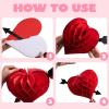 imageJOYIN 20 Packs Valentines Day Party Decoration Kit with valentines Banner Cutouts Swirls Garland Tissue Fans ampamp Tissue Poms for Valentines Party Supplies Valentines Decor Home Wedding Anniversary