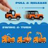 imageJOYIN 20PCS Die Cast Pull Back Cars Metal Toy Cars Car Toys Bulk Vehicle Set for Toddlers Kids Party Favors Cake Toppers Stocking Stuffers Race Cars Toys for Boys Gift Car Set Party Favors