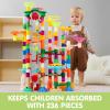 imageJOYIN 236Pcs Glowing Marble Run with Motorized Elevator Construction Building Blocks Toys with 30 Glow in The Dark Plastic Marbles STEM Toy for Boys and Girls Gift for Christmas