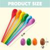 imageJOYIN 24 PCS Easter Egg and Spoon Race Game Set 12 Players Carnival Egg and Spoon Relay Game for Kids ampamp Family Activity Holiday Outdoor Yard Easter Egg Hunt Birthday Party Lawn