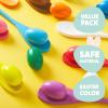 imageJOYIN 24 PCS Easter Egg and Spoon Race Game Set 12 Players Carnival Egg and Spoon Relay Game for Kids ampamp Family Activity Holiday Outdoor Yard Easter Egg Hunt Birthday Party Lawn