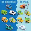 imageJOYIN 25 Pieces Pull Back Cars and Trucks Toy Vehicles Set for Toddlers Girls and Boys Kids Play Set DieCast Car Party Favors School Gifts Goodie Bags Stuffers for Kids