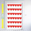 imageJOYIN 27 Pieces Valentines Day Decoration Kit with 1 Heart Shaped Garland 2 Tissue Fans Tissue Poms 6 Heart String 8 Double Swirls and Other Pieces