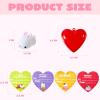 imageJOYIN 28 Mochi Squishy Toys Filled Hearts and Cards for Kids Classroom Exchange Party Favors Kawaii Stress Relief Toys for Gift Exchange Game Prizes and Carnivals Gift