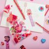 imageJOYIN 28 Pack Valentines Day Stationery Gifts for Kids Goody Bags with Party Favor Set for School Classmates Exchange Includes Pencils Erasers Rulers Stickers