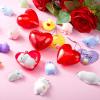 imageJOYIN 28 Packs Gift Cards with 28 Mochi Squishy Toys and Filled Hearts for Kids Classroom Exchange Kawaii Stress Relief Toys School Gifts Exchange School Games Prizes