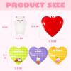 imageJOYIN 28 Packs Gift Cards with 28 Mochi Squishy Toys and Filled Hearts for Kids Classroom Exchange Kawaii Stress Relief Toys School Gifts Exchange School Games Prizes