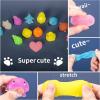 imageJOYIN 28 Packs Glow in The Dark Mochi squishy toy Party Favors with Heart Boxes for Kids Kawaii Classroom Exchange Party Gifts Stress Relief Toys Classroom Prize