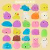 imageJOYIN 28 Packs Glow in The Dark Mochi squishy toy Party Favors with Heart Boxes for Kids Kawaii Classroom Exchange Party Gifts Stress Relief Toys Classroom Prize