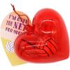imageJOYIN 28 Packs Kids Valentine Day Sports Bouncy Ball with Prefilled Hearts and Valentine Cards for Kids Valentine Classroom Exchange Kids Bouncy Balls for Class Exchange Game Prize