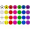 imageJOYIN 28 Packs Kids Valentine Day Sports Bouncy Ball with Prefilled Hearts and Valentine Cards for Kids Valentine Classroom Exchange Kids Bouncy Balls for Class Exchange Game Prize