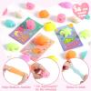 imageJOYIN 28 Packs Mochi Squishy Toy with Gift Card for Kid 15quot Kawaii Dinosaur Mochi Stress Relief Fidget Toy for Kid Party Favor Classroom Exchange PrizePopular Glow in The Dark Mochis
