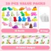 imageJOYIN 28 Packs Mochi Squishy Toy with Gift Card for Kid 15quot Kawaii Dinosaur Mochi Stress Relief Fidget Toy for Kid Party Favor Classroom Exchange PrizeKawaii Dinosaur Mochi