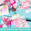 imageJOYIN 28 Packs Valentine Mochi Squishy Toys with Party Favor Bag for Kids Classroom Gift Exchange Valentine Party School Prizes Kawaii Stress Relief Toys
