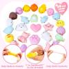 imageJOYIN 28 Packs Valentine Mochi Squishy Toys with Party Favor Bag for Kids Classroom Gift Exchange Valentine Party School Prizes Kawaii Stress Relief Toys