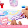 imageJOYIN 28 Packs Valentines Day Stationery with Cup and Card Exchange Gift for Kids with Pencils Stickers Erasers Stampers Sharpener Holiday Reward Prizes